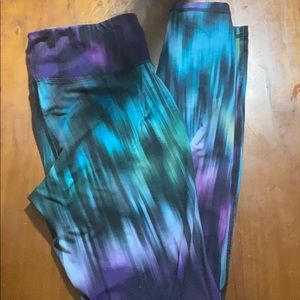 Trim color leggings
